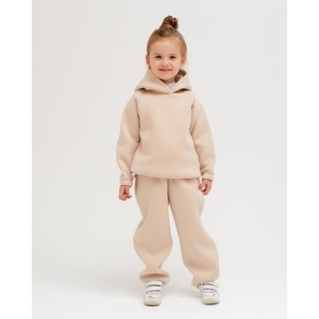Children's pants Minaku: Basic Line Kids, beige color, height 104-9