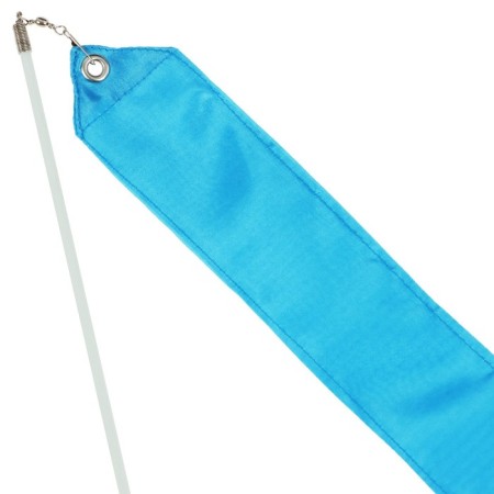 Ribbon for rhythmic gymnastics with a stick Grace Dance, 6 m, blue color-3