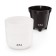 Kashpo for flowers with an insert "Linel", 2.7 l, d = 16 cm, h = 16 cm, white color