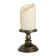 Spinker "candle on the candlestick" LED from bronze batteries 10.5x10.5x28 cm