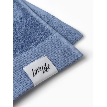Trick Lovelife “Monte” 50 × 80 cm, blue, 100% cotton, 430 g/m²-3