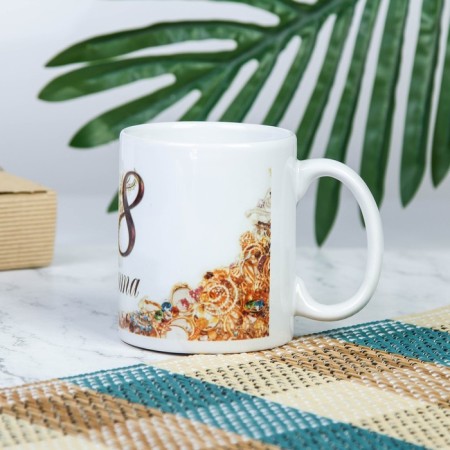 Sublimation mug "From March 8! Treasure", with application-2