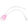 Child care set (aspirator, brush, tweezers), pink color