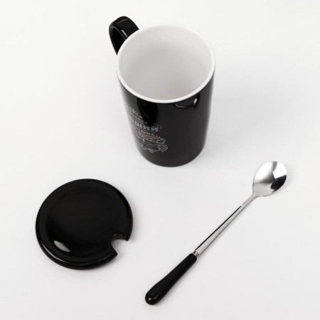 Gift set "The best of the best": a 400 ml mug, a spoon, cover-1