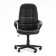 Кресло руководителя Бюрократ CH 002 черный, экокожа, пластик