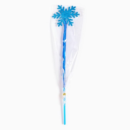 Carnival rod "snowflake", blue color-3