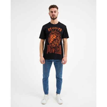 Men's T -shirt KAFTAN "Power", black, p. 52-2