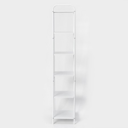 Six -haired floor rack 29 × 29 × 158.5 cm, white color-3