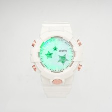 Watch of washing electronic, white