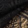 Lace cilia, 130 mm × 9 ± 0.5 m, in Bobin 3 pcs 3 m, black color