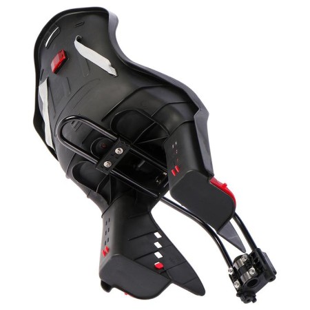 Rnoval bell bQ-9-1 with a handle, fastening on the frame, black color-3
