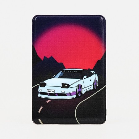Cover for travel ticket, black color
