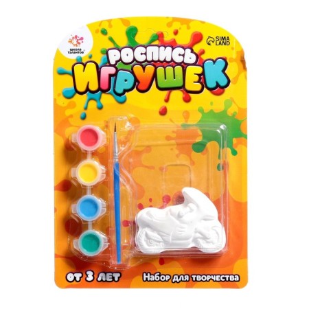 Set for creativity "painting toys from gypsum", technician mix-3
