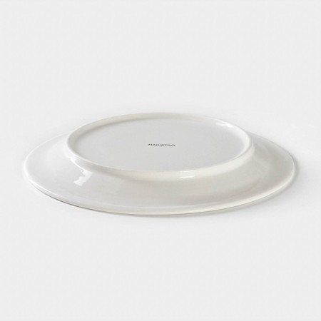 Porcelain dining plate Magistro Argos, D = 25.8 cm, white color-2