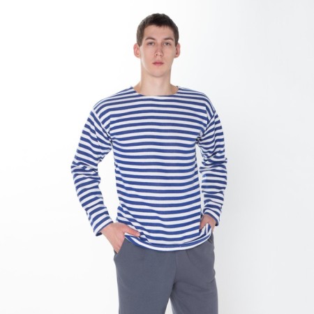 Male vest with combing, blue color, size 52-54