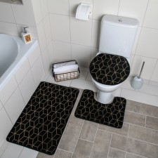 A set of mats for a bath and toilet of the Dolyana 
