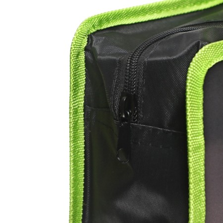 Folder with A4 handles, 335 x 260 x 100 mm, plastic, pens-textiles, Devente Cool Duck Black/Green-3