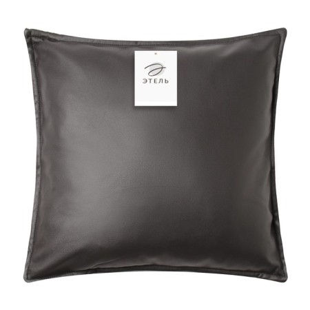 Case on the pillow "Ethel" to the leatherette 45*45 cm, black-4