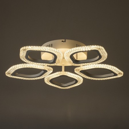 The chandelier is LED DIM. Losanga du 3 dir. Ø53.5x7.5 68W White Ritter-2