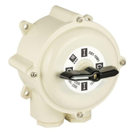 Packet switch EKF PV-2-16-4, 1-Cl., 16a, IP56, beige