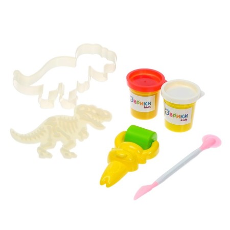 Set for playing with plasticine "Dinoland", in the package