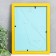 Photo frame MDF 15x21 cm, No. 6 yellow (plastic screen)