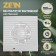 Exhaust Zein Lof-03, D = 100 mm, 220 V, 15 W, mesh, cord switch, white