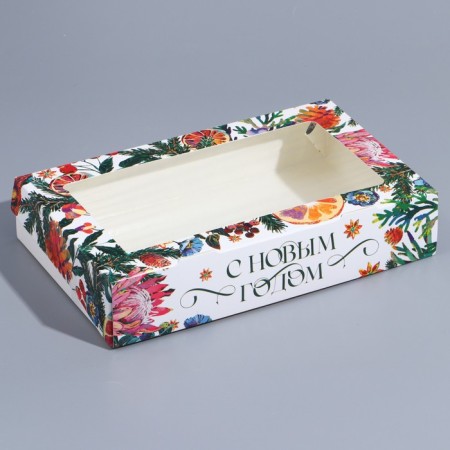 Folding box "New Year's botanist", 20 x 12 x 4 cm, New Year-1