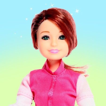 Set of game horse with a hinge doll, with accessories-7