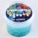 Slime "Glass" with turquoise sparkles, mica 100 g