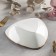 Ceramic triangular "constellation", 18 × 4.2 cm, green color, green