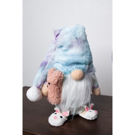 Interior doll "Dwarf in pajamas and slippers, with a toy-bait" 57x13x13 cm-4
