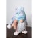Interior doll "Dwarf in pajamas and slippers, with a toy-bait" 57x13x13 cm