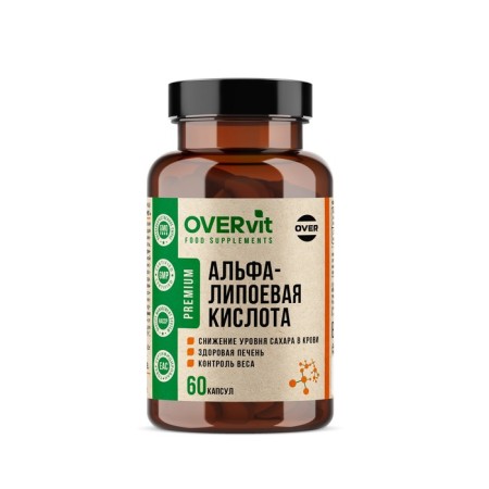 Alpha lipoic acid, 60 capsules of 100 mg