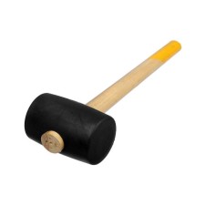 Kiyanka tundra, wooden handle, black rubber, 65 mm, 680 g