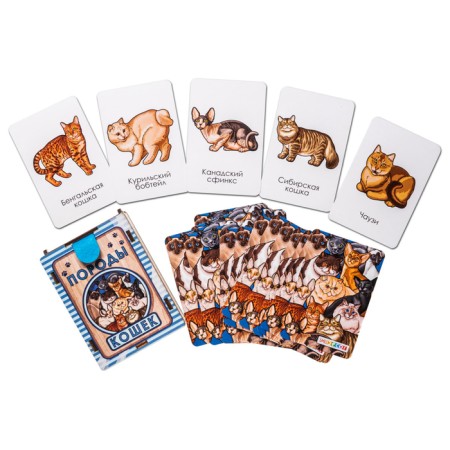 Set of cards "Cats breed"-2