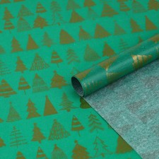 Packaging paper for the New Year with the “Christmas trees”, 50 x 70 cm