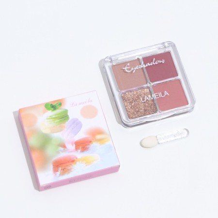 Palette of shadows for eyelids, 4 colors-4