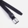 Belt, width 3 cm, screw, buckle metal, black color