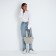 Bag-touut without fastening, gray color