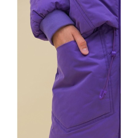 Jacket for girls, height 116 cm, purple color-8