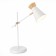 Evoluce bedside lamp. Sle1252-504-01. Alfeo. 1x60 W, E27, 45x15x50 cm, white, golden color