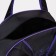 Sports bag with lightning, black/purple color