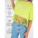 T -shirt for girls, height 128 cm, light green color