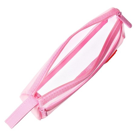 School Penal on the zipper Calligrata "Get", 2 departments, pink-4