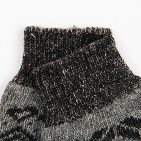 Male wool socks, gray color, size 27-1