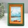 Photo frame plastic 10x15 cm "Stefania" Green with gold 4.4x15x20 cm