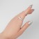 The ring "exclamation mark", the color is silver, dimensionless