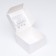 Box for cake, white, 18 x 18 x 10 cm