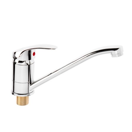 Everest kitchen mixer B49-022, single-leaf, long spout, chrome